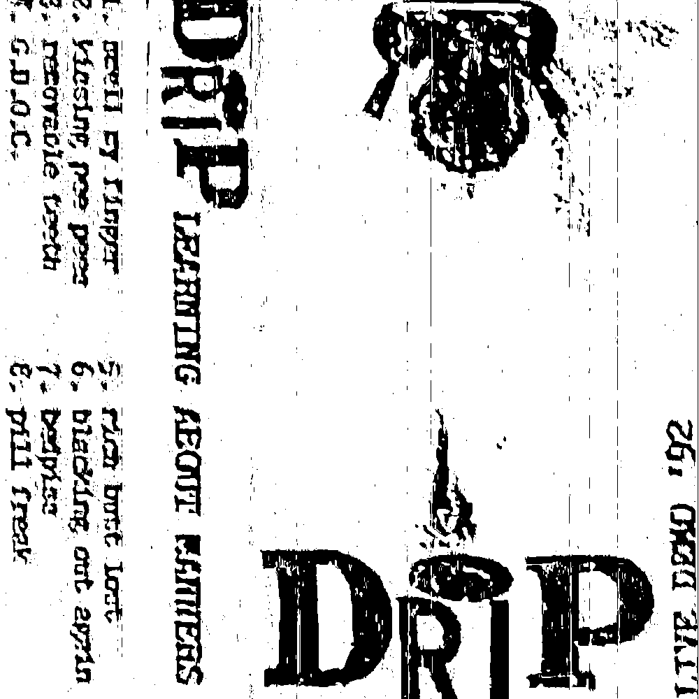 Drip - Learning About Manners (1992)