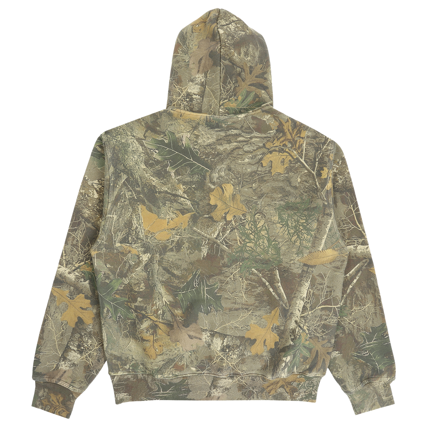 Script Zip Hooded Sweater - Tree Camo